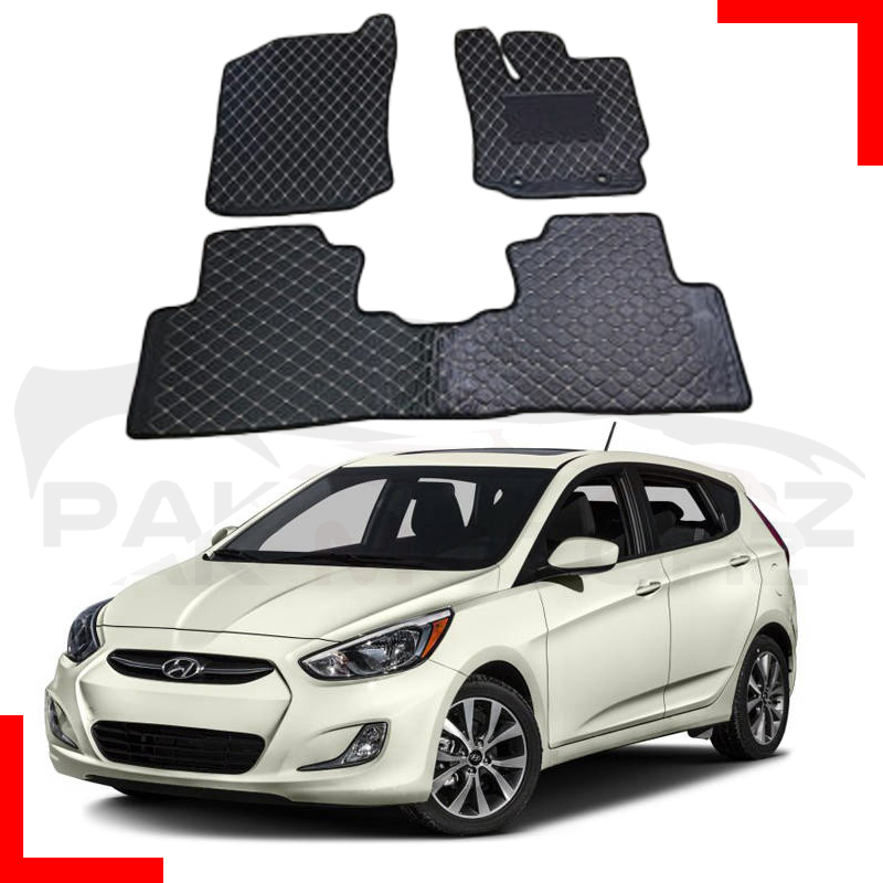 7D Floor Mat For Hyundai Accent 2017-2019
