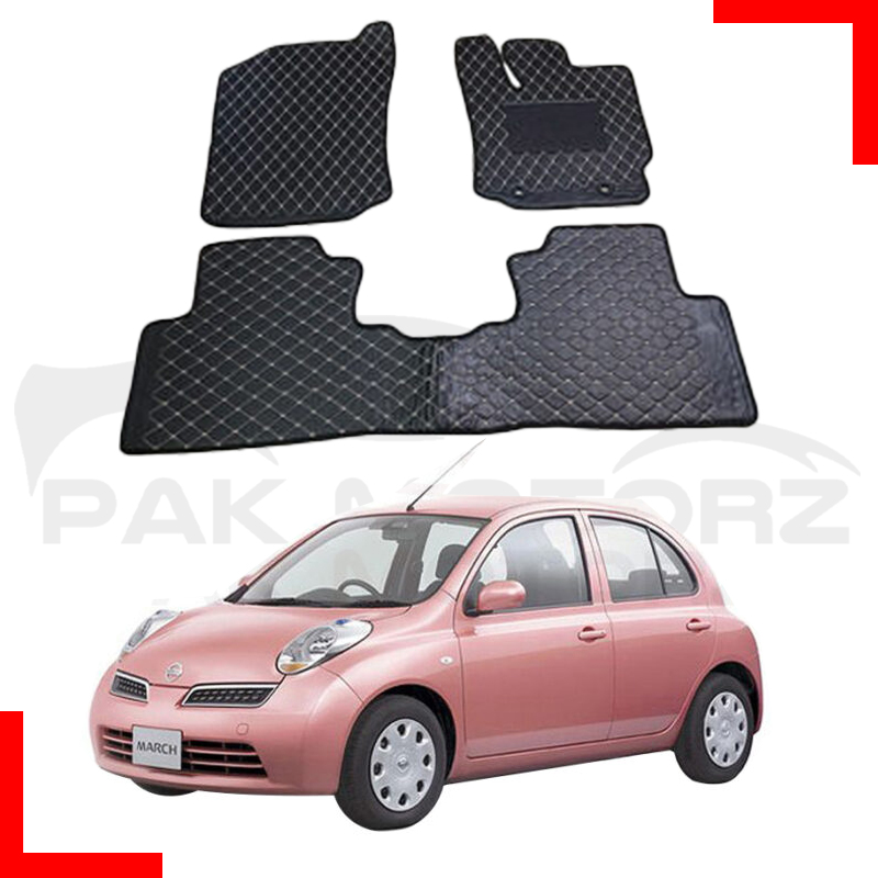 7D Floor Mat For Nissan-March 2003-2010