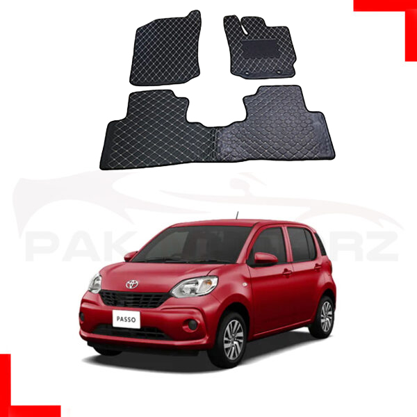 7D Floor Mat For Toyota Passo 2016-2018