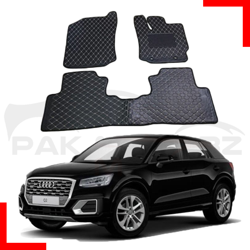 Audi Q2 2017-2018 7D Floor Mat (Flat Style)