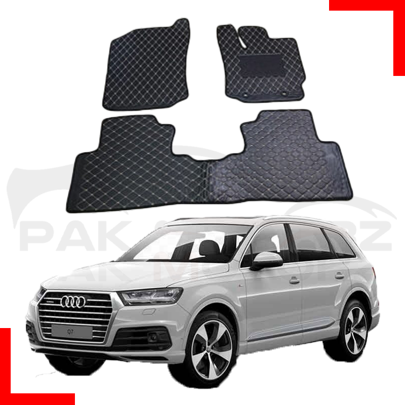 Audi Q7 7D Floor Mat (Flat Style) 2016-2018