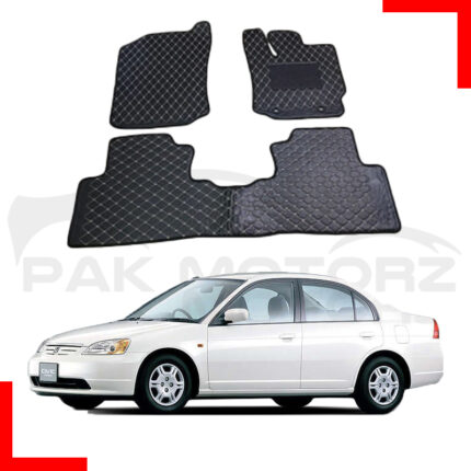 7D Floor Mat For Honda Civic 2001-2004
