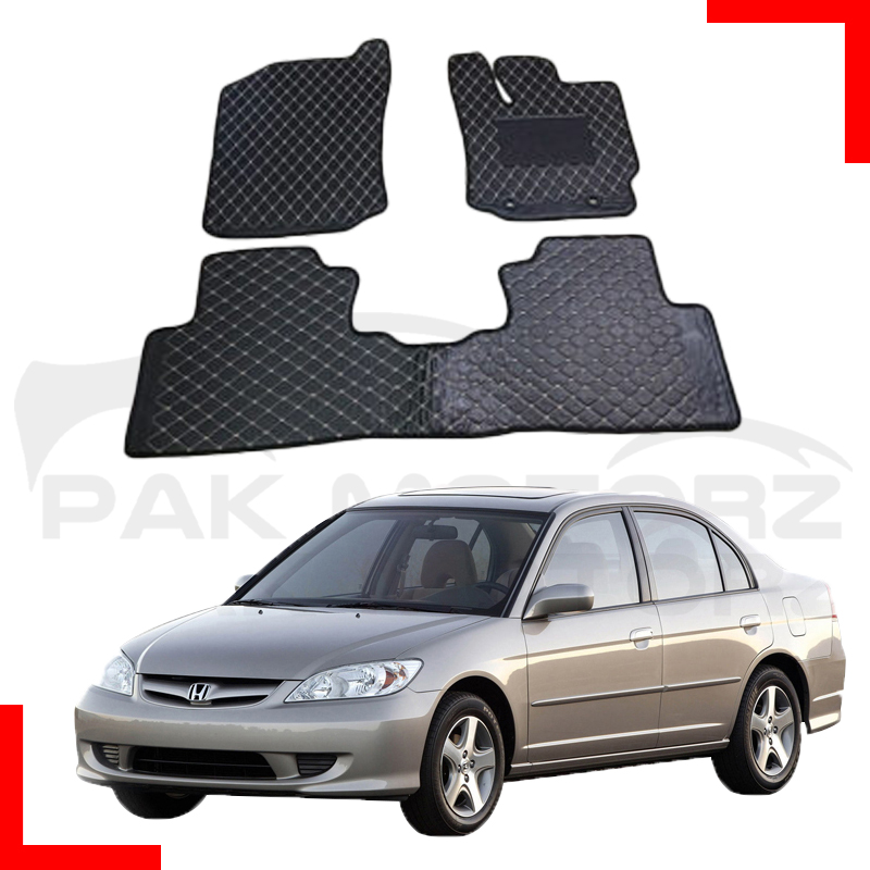 Honda Civic 7D Floor Mat (Flat Style) 2004-2006