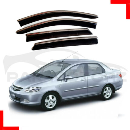 Air Press Sun Visor Chrome Model For Honda City 2003-2006