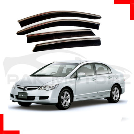 Air Press Sun Visor Chrome Model For Honda Civic Hybrid 2005-2010